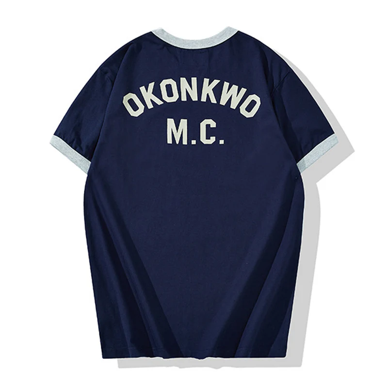 バイクプリントコットンリンガーTee 全4色 - Image 6
