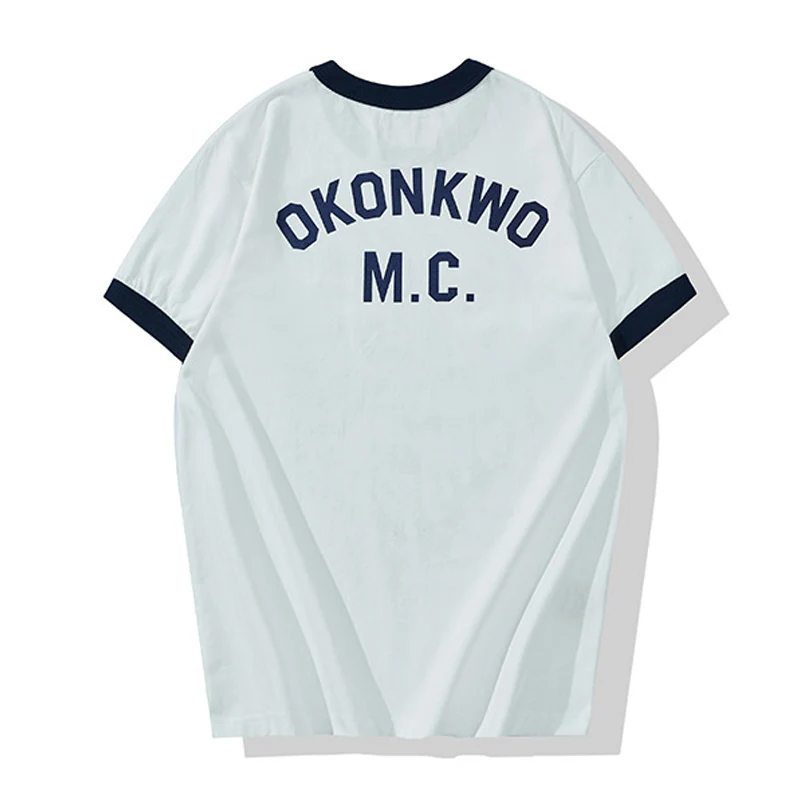 バイクプリントコットンリンガーTee 全4色 - Image 7
