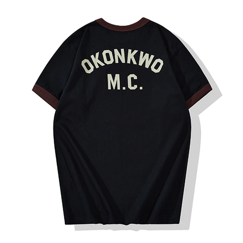 バイクプリントコットンリンガーTee 全4色 - Image 8