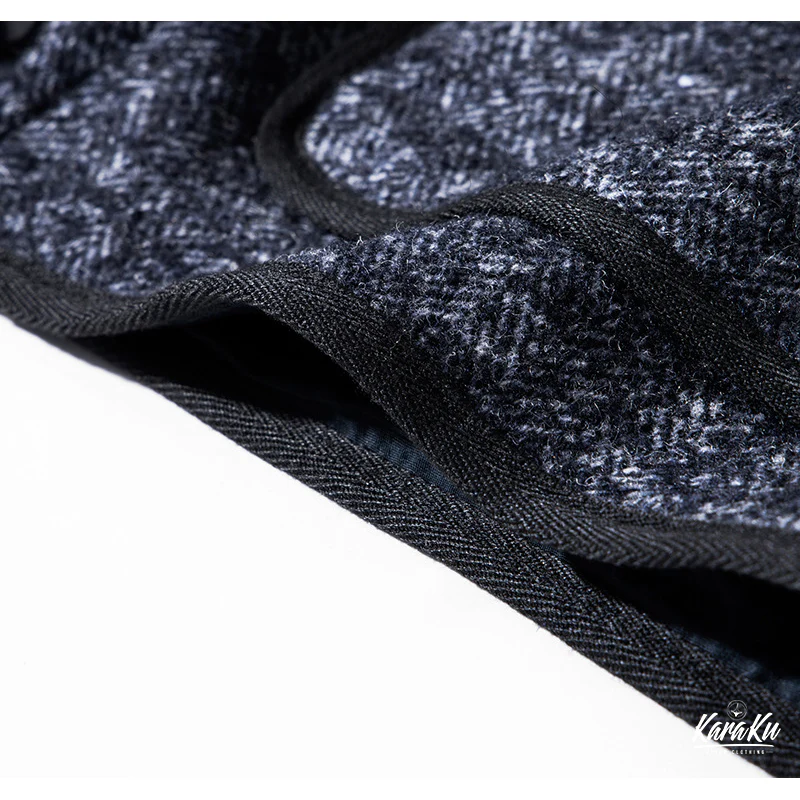 BROWN'S BEACHノーカラーツイードベスト - Image 10