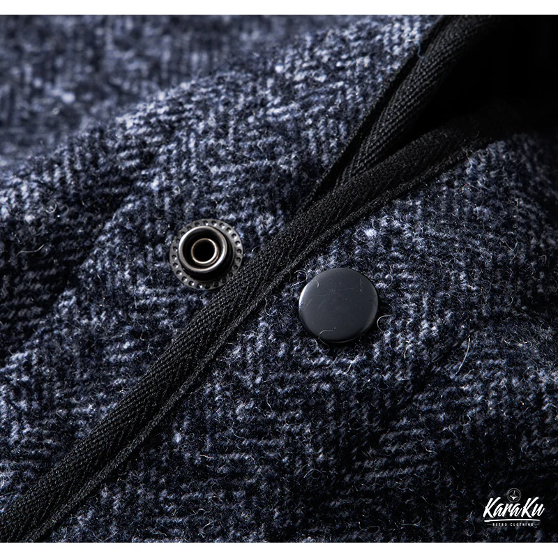 BROWN'S BEACHノーカラーツイードベスト - Image 9