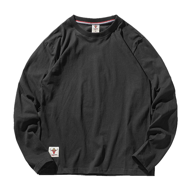 無地7色 ウォッシュド加工起毛感コットンTee - Image 3