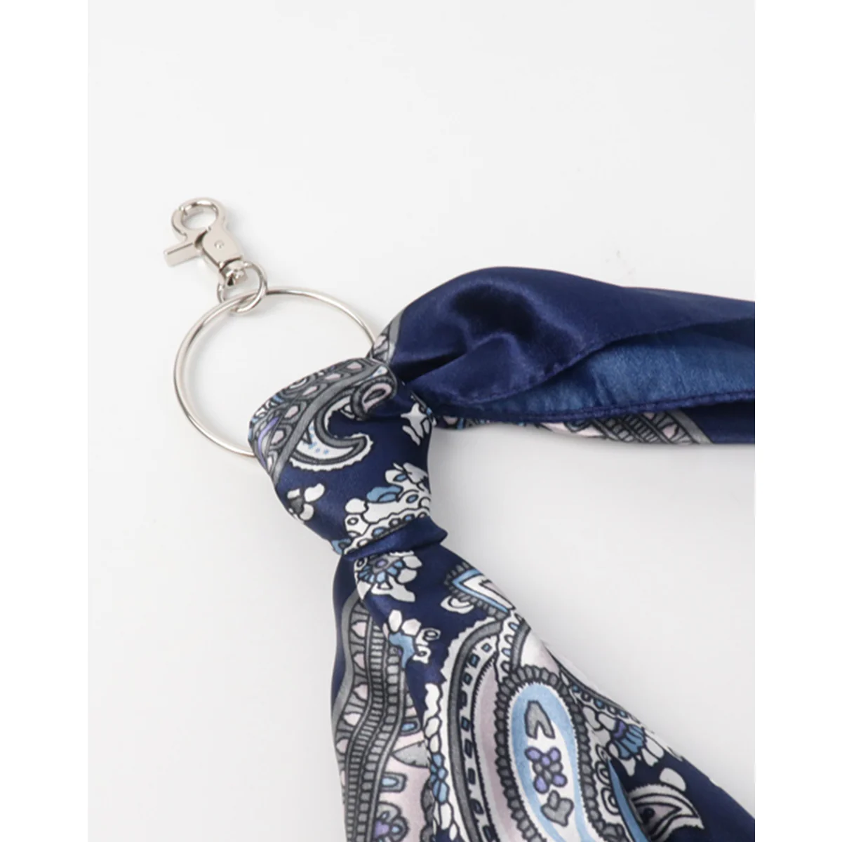 ナスカンリング付き 多色展開ペイズリー柄バンダナ - Image 11