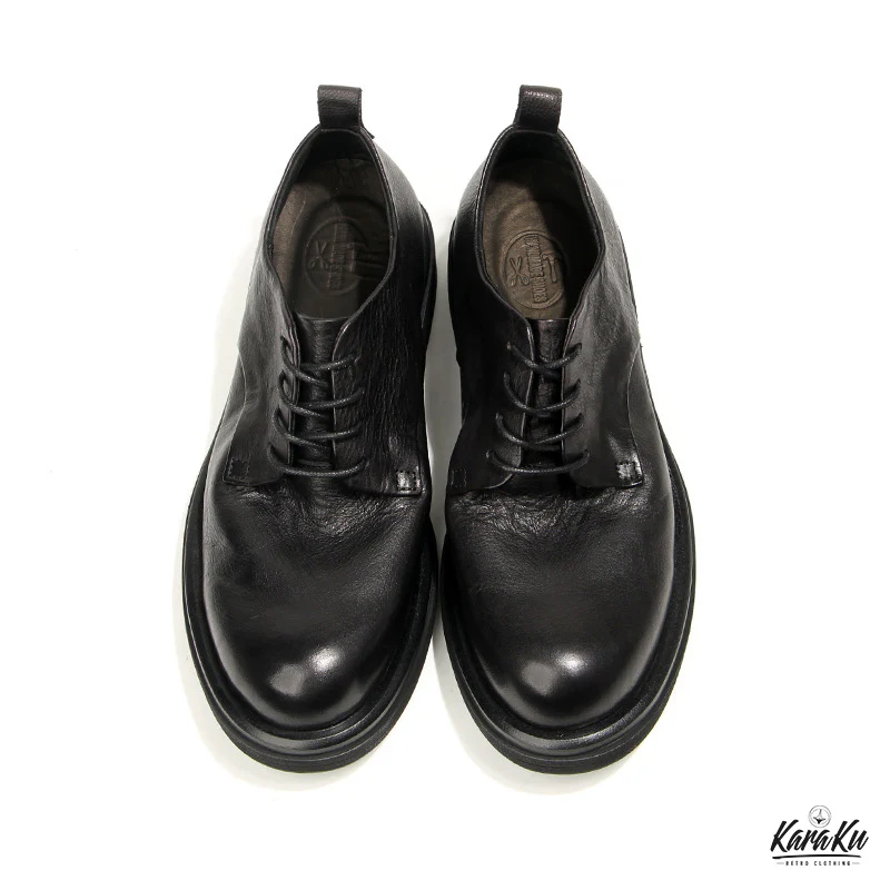 Business&Casual　カラーラビング加工本革ダービーシューズ - Image 9