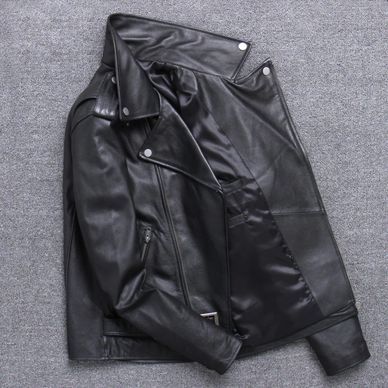 本革 ライダースジャケット - Image 3