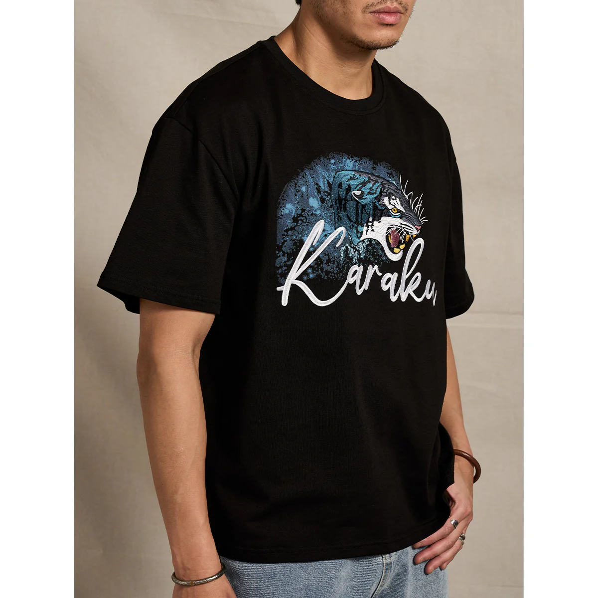 KARAKU×田中ラオウ「Bloom」プリント＆刺繍入りコットンTee - Image 7