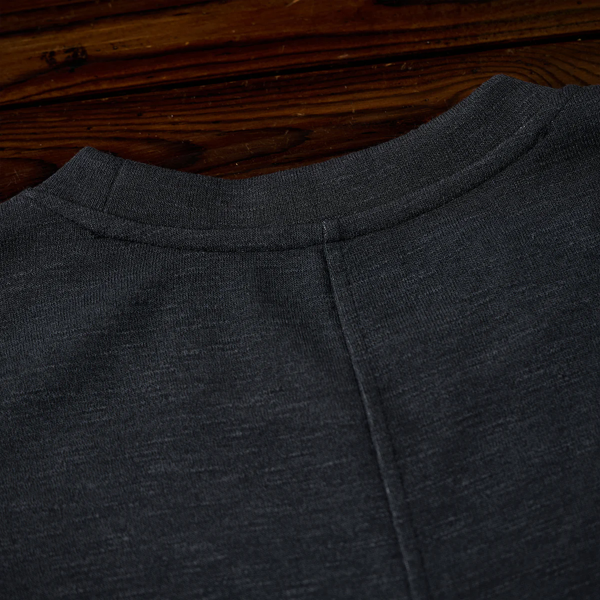 Karaku刺繍入り　スラブ×コットンチェックボンディング生地ラグランスリーブTシャツ - Image 15