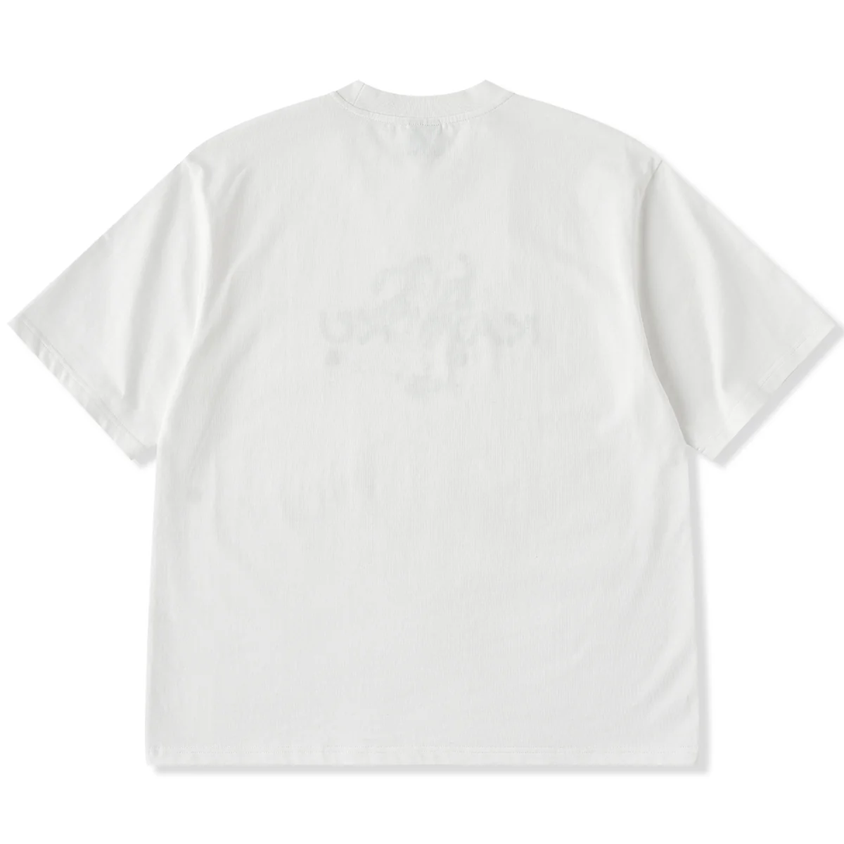 Karaku×川又聡「雪豹・足元に飛び散る墨」プリント＆刺繡入りコットンTee - Image 2