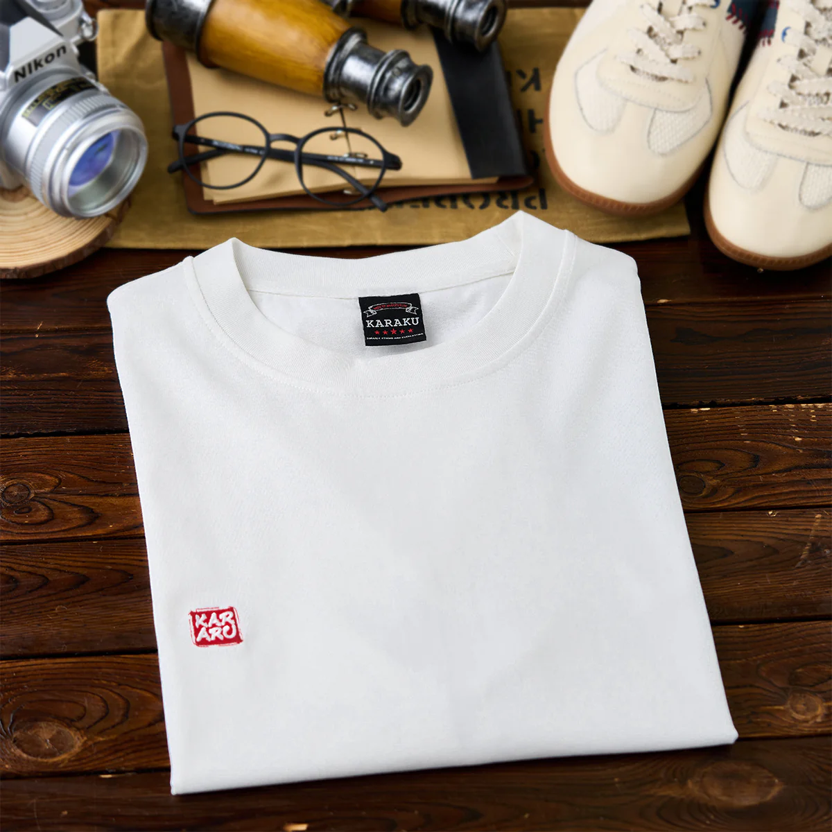 【予約】「山海経・霊獣」プリント＆KaraKu刺繡入りコットンTee - Image 5