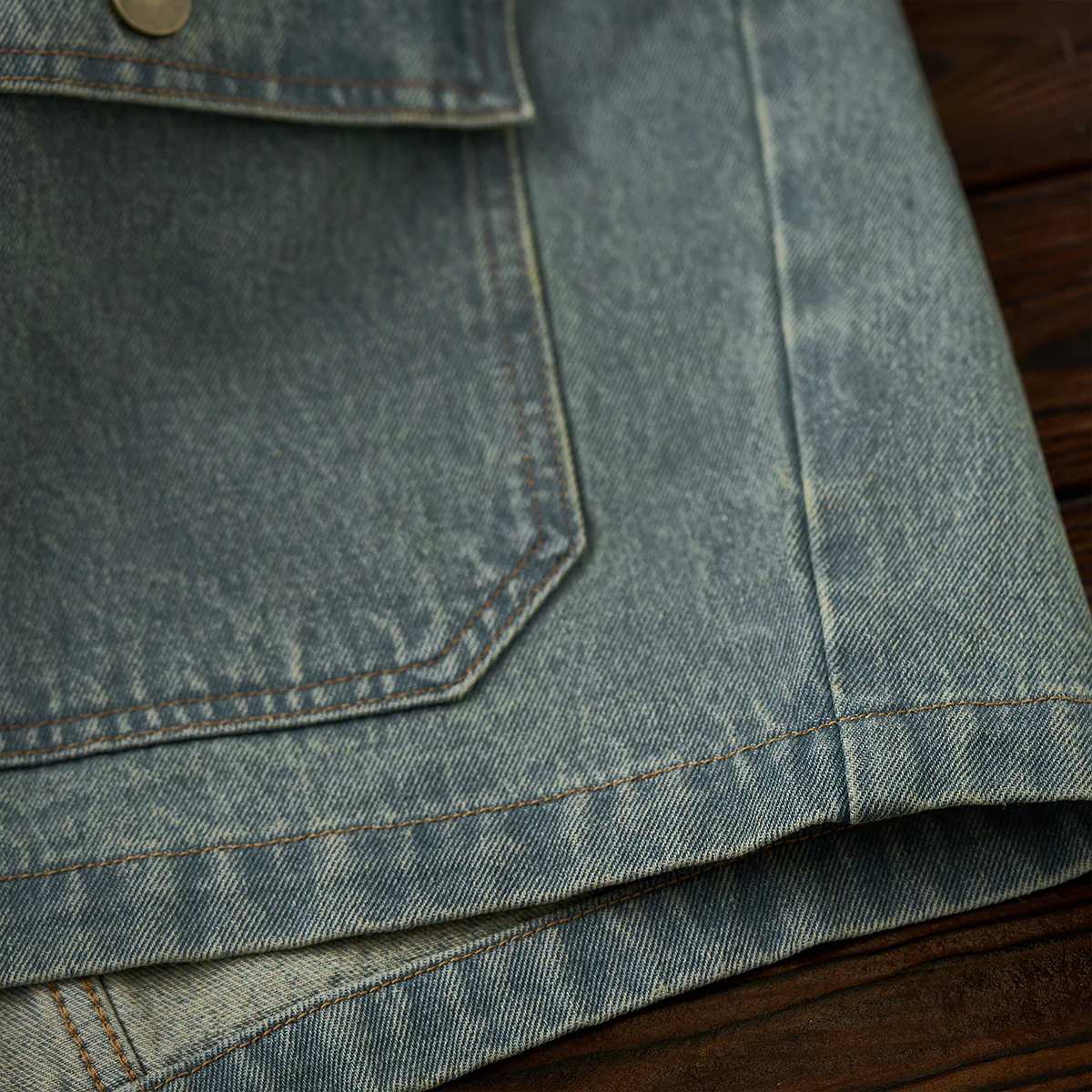 4-Pockets　コーデュロイ切り替えデニムワークジャケット - Image 17