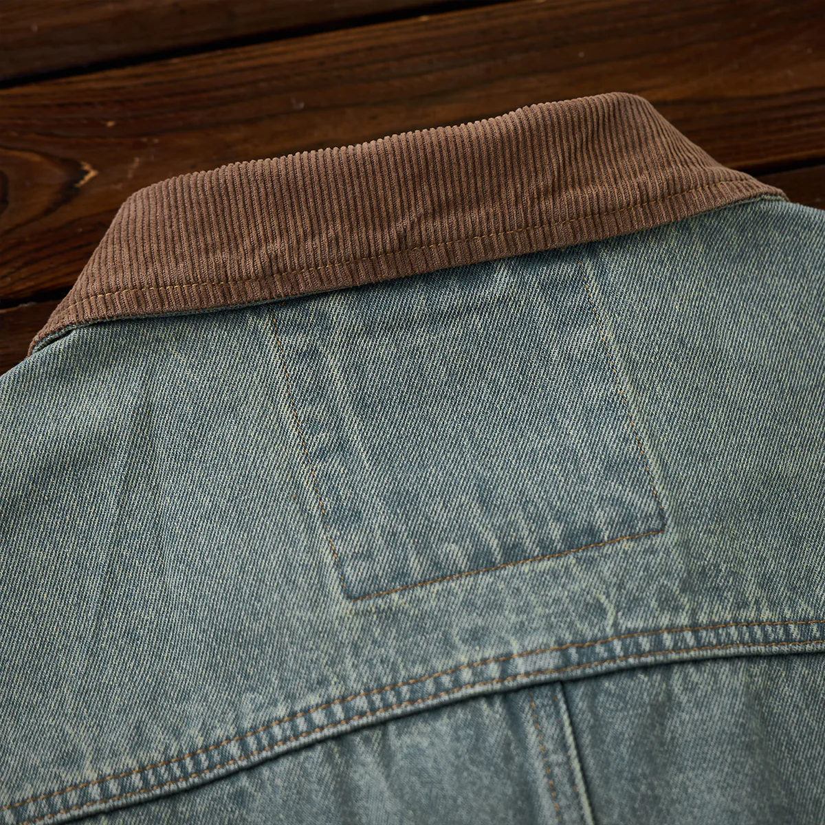 4-Pockets　コーデュロイ切り替えデニムワークジャケット - Image 19