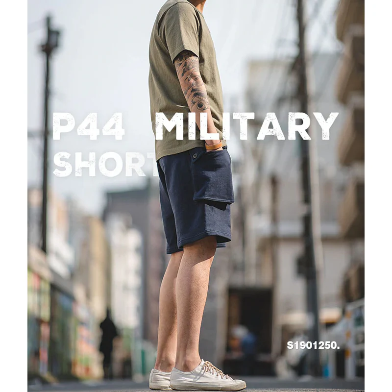 「P-44」 改良型ミリタリーショートパンツ - Image 4