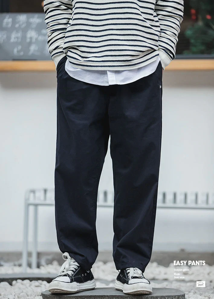 レトロゆったりカジュアルイージーパンツ - Image 15
